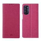 For Motorola Moto G Stylus 5G 2022 ViLi DMX Series Shockproof Magnetic Flip Leather Phone Case(Rose Red) - 1