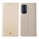 For Motorola Moto G Stylus 5G 2022 ViLi DMX Series Shockproof Magnetic Flip Leather Phone Case(Gold) - 1