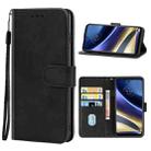 For Motorola Moto G52j 5G Leather Phone Case(Black) - 1