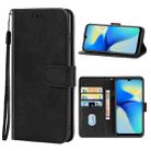 For vivo Y33e Leather Phone Case(Black) - 1