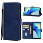 For vivo Y33e Leather Phone Case(Blue) - 1