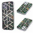 For iPhone 11 Pro For  iPhone 11 Pro Plating Marble Pattern Soft TPU Protective Case(Green) - 1