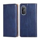 For Huawei nova 9 SE 4G Gloss Oil Solid Color Magnetic Flip Leather Phone Case(Blue) - 1