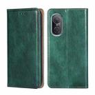 For Huawei nova 9 SE 4G Gloss Oil Solid Color Magnetic Flip Leather Phone Case(Green) - 1