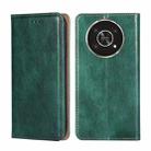 For Honor X30 Gloss Oil Solid Color Magnetic Flip Leather Phone Case(Green) - 1