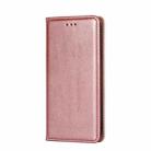 For Sony Xperia Ace III Gloss Oil Solid Color Magnetic Flip Leather Phone Case(Rose Gold) - 2