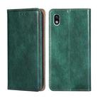 For Sony Xperia Ace III Gloss Oil Solid Color Magnetic Flip Leather Phone Case(Green) - 1