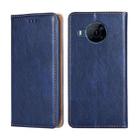 For Nokia X100 Gloss Oil Solid Color Magnetic Flip Leather Phone Case(Blue) - 1