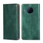For Nokia X100 Gloss Oil Solid Color Magnetic Flip Leather Phone Case(Green) - 1