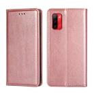 For Ulefone Note 12P Gloss Oil Solid Color Magnetic Flip Leather Phone Case(Rose Gold) - 1