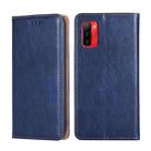 For Ulefone Note 12P Gloss Oil Solid Color Magnetic Flip Leather Phone Case(Blue) - 1