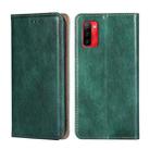 For Ulefone Note 12P Gloss Oil Solid Color Magnetic Flip Leather Phone Case(Green) - 1