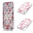 For Xiaomi Mi CC9e / Mi A3 Plating Marble Pattern Soft TPU Protective Case(Pink) - 1