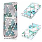 For Xiaomi Mi CC9e / Mi A3 Plating Marble Pattern Soft TPU Protective Case(Green White) - 1