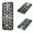 For Xiaomi Redmi Note 8 Pro Plating Marble Pattern Soft TPU Protective Case(Green) - 1