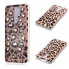 For Xiaomi Redmi Note 8 Pro Plating Marble Pattern Soft TPU Protective Case(Leopard) - 1