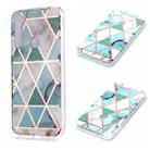 For Xiaomi Redmi Note 8 Plating Marble Pattern Soft TPU Protective Case(Green White) - 1