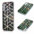 For Xiaomi Redmi Note 8 Plating Marble Pattern Soft TPU Protective Case(Green) - 1