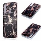 For Xiaomi Redmi Note 8 Plating Marble Pattern Soft TPU Protective Case(Black Gold) - 1