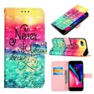 3D Painting Horizontal Flip Leather Case For iPhone 6s/6/7/8/SE 2020/SE 2022 (Chasing Dreams) - 1