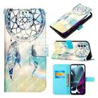 For Motorola Moto G200 5G/Edge S30 3D Painting Horizontal Flip Leather Case(Dream Wind Chimes) - 1