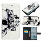 For Nokia G20/G10 3D Painting Horizontal Flip Leather Case(Skull) - 1