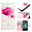 For Nokia G21/G11 3D Painting Horizontal Flip Leather Case(A Flower) - 1
