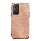 For Xiaomi Redmi Note 11 Pro Brugg Texture PU Shockproof Phone Case(Khaki) - 1