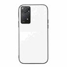 For Xiaomi Redmi Note 11 Pro Falette Texture PU Shockproof Phone Case(White) - 1