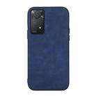 For Xiaomi Redmi Note 11 Pro Morocco Texture PU Shockproof Phone Case(Blue) - 1