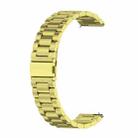 For Huawei GT 3 Pro 43mm Three-bead Metal Steel Watch Band(Gold) - 1