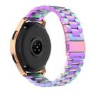 For Huawei GT 3 Pro 46mm Three-bead Metal Steel Watch Band(Colorful) - 1
