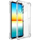 For Sony Xperia 10 IV imak All-inclusive Shockproof Airbag TPU Case with Screen Protector(Transparent) - 1