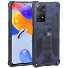 For Xiaomi Redmi Note 11 Pro 4G / 5G Global Armor Kickstand TPU + PC Magnetic Phone Case(Blue) - 1