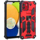 For Samsung Galaxy A03 EU 164mm Armor Kickstand TPU + PC Magnetic Phone Case(Red) - 1