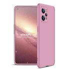 For OPPO Realme 9 Pro+ GKK Three Stage Splicing Full Coverage PC Case(Rose Gold) - 1