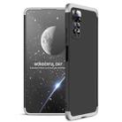 For Xiaomi Redmi Note 11 Pro 4G / 5G Global GKK Three Stage Splicing Full Coverage PC Case(Black Silver) - 1