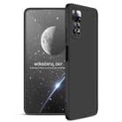 For Xiaomi Redmi Note 11 Pro 4G / 5G Global GKK Three Stage Splicing Full Coverage PC Case(Black) - 1