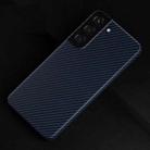 For Samsung Galaxy S22 5G Carbon Fiber Shockproof Phone Case(Navy Blue) - 1