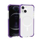 For iPhone 13 Magsafe Magnetic Acrylic Shockproof Phone Case(Purple) - 1