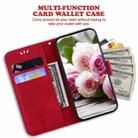 For Xiaomi Redmi Note 9T / Note 9 5G Chinese Butterfly Rose Embossed Leather Phone Case(Red) - 6