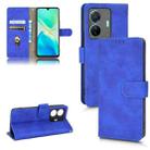 For vivo S15E Skin Feel Magnetic Flip Leather Phone Case(Blue) - 1