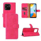 For Xiaomi Redmi 10C Skin Feel Magnetic Flip Leather Phone Case(Rose Red) - 1