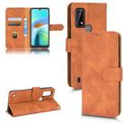 For Blackview A50 Skin Feel Magnetic Flip Leather Phone Case(Brown) - 1