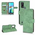 For Blackview A50 Skin Feel Magnetic Flip Leather Phone Case(Green) - 1