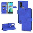 For Blackview A50 Skin Feel Magnetic Flip Leather Phone Case(Blue) - 1