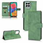 For Samsung Galaxy M33 5G Skin Feel Magnetic Flip Leather Phone Case(Green) - 1