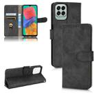 For Samsung Galaxy M33 5G Skin Feel Magnetic Flip Leather Phone Case(Black) - 1