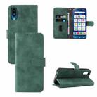 For Sharp Simple Sumaho 6 Skin Feel Magnetic Flip Leather Phone Case(Green) - 1