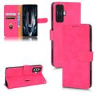 For Xiaomi Poco F4 GT/Redmi K50 Gaming Skin Feel Magnetic Flip Leather Phone Case(Rose Red) - 1